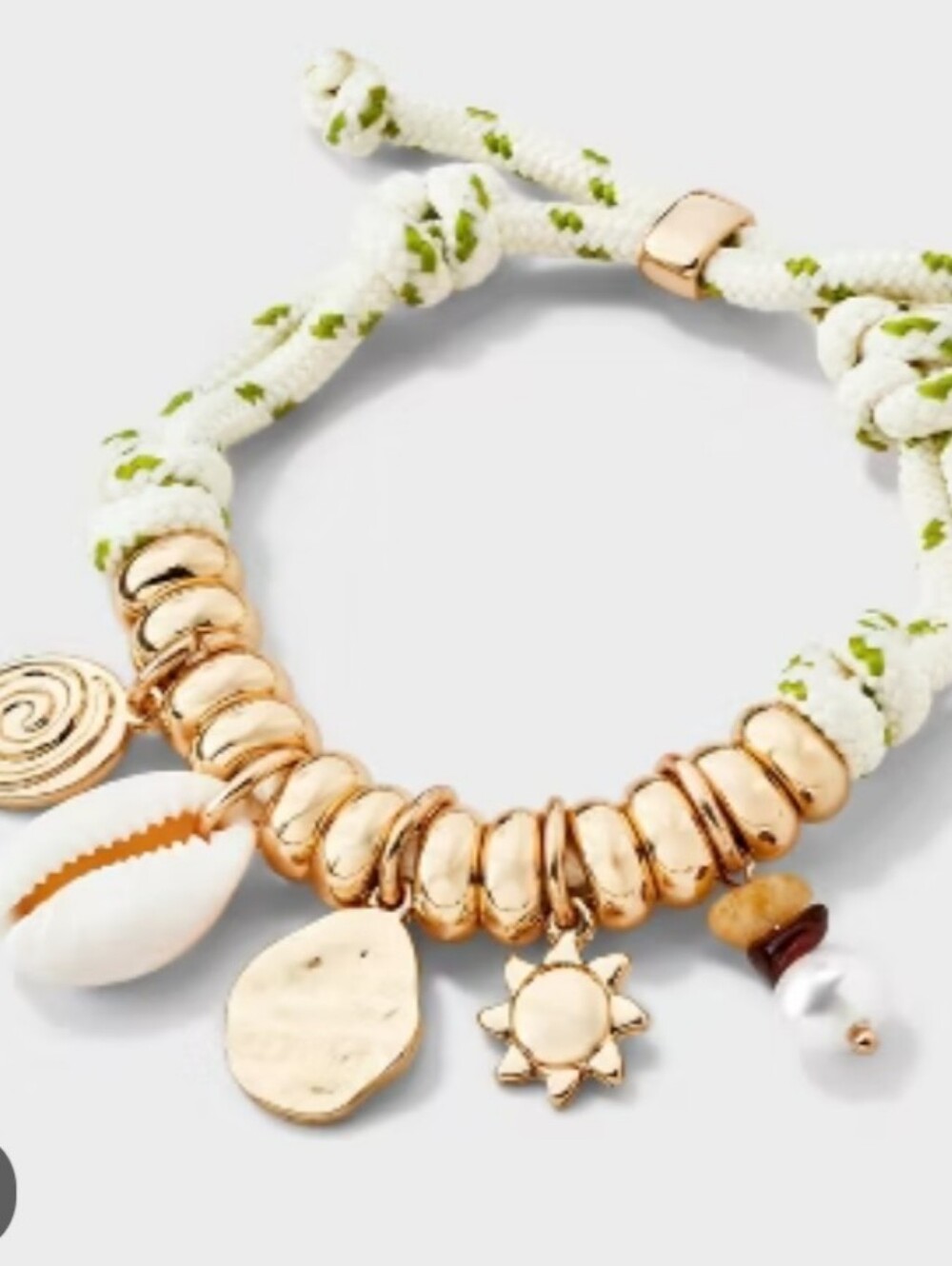 🦋 New Universal Thread Gold Charm Beach Bracele